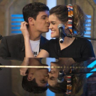 Alfred y Amaia, tras interpretar City of stars en El hormiguero.-CARLOS LOPEZ ALVAREZ