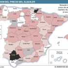 El alquiler se dispara en todas las capitales menos en Valladolid, Palencia y Zamora --