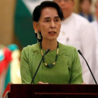 La líder birmana y premio Nobel de la Paz Aung San Suu Kyi.-SOE ZEYA TUN