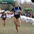 Marta Pérez durante el pasado Campo a Través de Soria.-DIEGO MAYOR