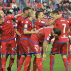 El Numancia se mantiene intratable en Los Pajaritos con cuatro triunfos en cuatro partidos jugados.-Valentín Guisande
