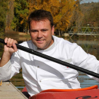 Alfonso Romero, en el Duero.-VALENTÍN GUISANDE