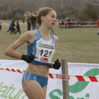 Yolanda Martín Ramos durante el pasado Cross de Soria.-DIEGO MAYOR