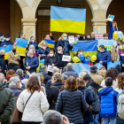 Concentración de la comunidad ucraniana en la plaza Mayor - MARIO TEJEDOR
