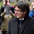 Carles Puigdemont, en Bruselas.-ACN