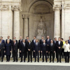 Los líderes de la UE posan en Roma.-AP / ANDREW MEDICHINI
