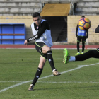 Julio Álvarez se perfila como la gran novedad en el once del Numancia.-Valentín Guisande