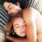 Lindsay Lohan y el millonario ruso Egor Tarabasov, en una foto de Instagram.-INSTAGRAM