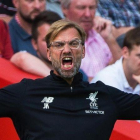 El alemán Jurgen Klopp, técnico del Liverpool.-EFE / PETER POWELL