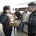 El actor Juan José Ballesta fue recibido en la estación de tren de Soria-Luis Ángel Tejedor