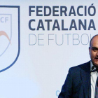 Andreu Subies, presidente de la Federació Catalana de Futbol.-MARC CASANOVAS