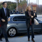 La infanta Cristina y su marido, Iñaki Urdangarin, a su llegada a los juzgados, en Palma, este lunes.-REUTERS