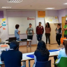 Los alumnos de la Lanzadera durante un taller de comunicación.-CEDIDA