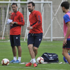 López Garai quiere un Numancia sin miedos en el estadio de Riazor.-Valentín Guisande