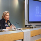 La vicepresidenta y portavoz de la Junta de Castilla y León, Rosa Valdeón, comparece en rueda de prensa posterior al Consejo de Gobierno-ICAL