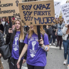 Marcha feminista del pasado 8-M.-FERRAN SENDRA