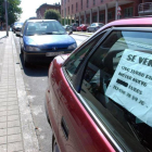 Anuncio de venta en un turismo de segunda mano.-D. S.