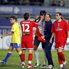 Beranger, Jacobo, Sietes y Sergio Ortega en la última victoria del Numancia en Las Palmas en el año 2008.-Área 11