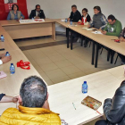 Reunión de la Ejecutiva Provincial del PSOE celebrada ayer en la sede de Santa Luisa de Marillac.-MARIO TEJEDOR