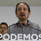 El secretario general de Podemos, Pablo Iglesias.-Foto: DAVID CASTRO