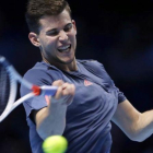 Dominic Thiem, en su partido ante Monfils.-