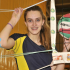 La jugadora soriana de voleibol, Alejandra Olalla.-VALENTÍN GUISANDE