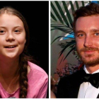 Greta Thunberg y Pierre Casirahi.-