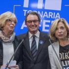 Irene Rigau, Artur Mas y Joana Ortega, en una imagen de archivo.-FERRAN SENDRA