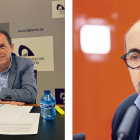 Benito Serrano, presidente del PP en Soria y Luis Rey, secretario del PSOE en Soria.