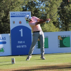 Daniel Berná opta este sábado a ganar su primer Alps Tour y lo quiere hacer en su casa del Club de Golf Soria en Pedrajas. Agencia Ítaca