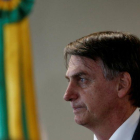 El presidente electo Jair Bolsonaro en un encuentro del Tribunal Superior del Trabajo en Brasilia-EL PERIÓDICO
