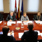 La vicepresidenta y consejera de Empleo, Rosa Valdeón, y el subsecretario de Empleo y Seguridad Social, Pedro Llorente, presiden la Comisión Territorial de la Inspección de Trabajo y Seguridad Social-Ical