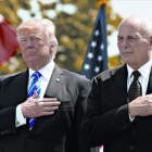 Trump y Kelly, el pasado mes de mayo, en un acto en New Londond (Connecticut).-REUTERS / KEVIN LAMARQUE