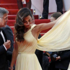 George Clooney y Amal, en el festival de Cannes.-REUTERS / ERIC GAILLARD