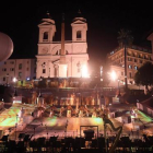 Fiesta de reapertura de la plaza de España de Roma, después de casi un año de obras de restauración.-ATLAS
