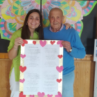 Marta Caballero y Daniel Bartolomé, premiados en el concurso de poesía de Famileo. HDS