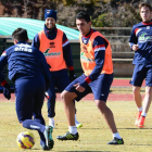 Entrenamiento del Numancia, en una imagen de archivo.-VALENTÍN GUISANDE