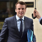 El candiato a la presidencia francesa, Emmanuel Macron.-CHRISTOPHE ARCHAMBAULT
