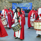Celebración de la exaltación, ayer. A. M.-