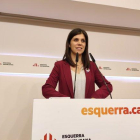 La portavoz de ERC y miembro del equipo negociador de la investidura, Marta Vilalta.-EUROPA PRESS