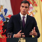 Pedro Sánchez afirma que la defensa de Llarena es una cuestión de Estado.-IVAN ALVARADO / REUTERS