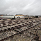 Las vías del tren de la estación de Soria-Cañuelo.-MARIO TEJEDOR