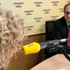El president de la Generalitat, Quim Torra, entrevistado por Mònica Terribas.-CATALUNYA RÀDIO