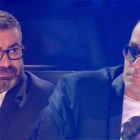 Jorge Javier Vázquez y Risto Mejide, en 'Got talent'.-MEDIASET