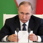 Vladimir Putin, durante una reunión en el Kremlin.-REUTERS