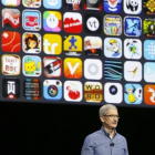 Tim Cook, en la conferencia de desarrolladores de Apple de San Francisco.-AP PHOTO / TONY AVELAR