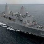 El USS Arlington como los misiles fueron solicitados por las tropas desplegadas en Oriente Medio.-