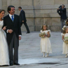 La boda de la hija de José María Aznar, en el año 2002 en el Escorial.-DAVID CASTRO