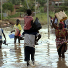 El ciclón Kenneth dejó devastadas muchas regiones de Mozambique.-AP