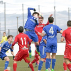 El Numancia juvenil pasó por encima del cuadro vizcaíno para seguir en lo más alto de la tabla.-Mario Tejedor